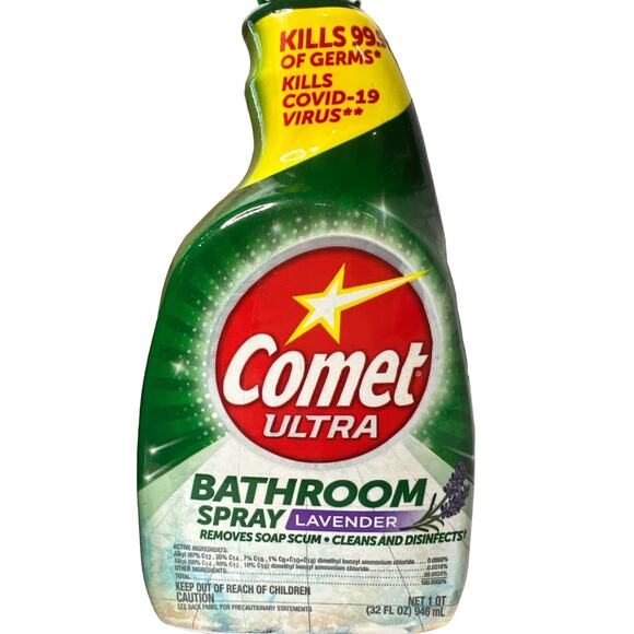Comet Ultra Bathroom‎ Spray Lavender-2 Pack - Picture 3 of 4